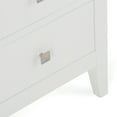 thumbnail image 5 of Simpli Home Acadian Four Drawer Floor Storage Cabinet In Pure White, 5 of 12