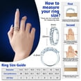 thumbnail image 6 of Engagement Rings Moissanite Jewelry , 1.5ct Diamond, Wedding Stackable love Ring,Promise Birthday Anniverseey Mother's Day Gifts for Her Women Wife., 6 of 11