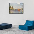 thumbnail image 2 of shiyou-Claude Monet Art Mural sur Toile Bateaux Rouges Affiches - Art Impressionniste Peinture de Paysage Naturel Style Français Décoration Murale Adaptée pour Chambre Salon Bureau Décoration Murale Cool Non Encadrée (12x16 Po), 2 of 4