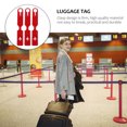 5 Pcs Luggage Tag Baggage Check Tags Name Suitcase Labels Boarding Pass