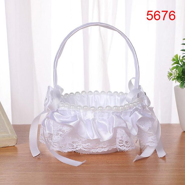 Elegant Wedding Supplies Flower Basket Simulation Petals Party Home Decor-gift zhangyuxiang LED