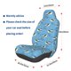 thumbnail image 3 of Fotbe Dolphin Lovers Funda para Asiento de Auto con Estampado – Impermeable y Antisudor – Ajuste Universal, Lavable a Máquina, Antideslizante (1 Pieza), 3 of 5