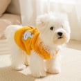 thumbnail image 5 of Pet Duck Shape Fleece Dog Vest Decorative Patch Snap Closure Cute Cosplay Dog Apparel for Small Dogs, 5 of 7