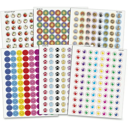 Teacher Created Resources, TCR9029, Assorted Stickers Pack, 6 / Pack, Assorted