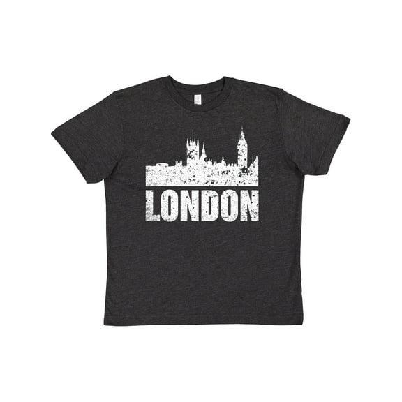 Inktastic London England City Skyline with Grunge Youth T-Shirt