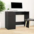 thumbnail image 1 of vidaXL Desk Black 100x50x75 cm Engineered Wood, 1 of 5