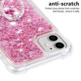 thumbnail image 5 of Funda para iPhone 11 con Brillo Líquido Flotante, Purpurina, Parachoques y Anillo Giratorio Soporte, 5 of 5