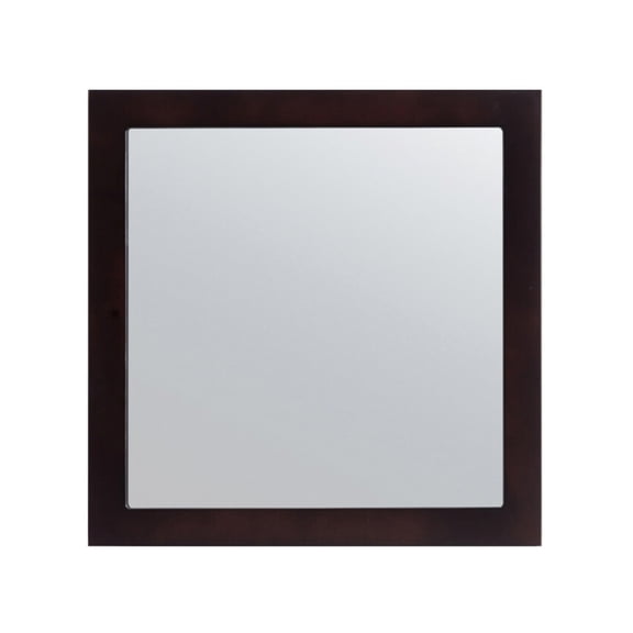 Laviva 313FF-3030E 0.79 x 30 x 30 in. Sterling Framed Square Espresso Mirror