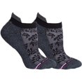 thumbnail image 2 of Dr. Motion Women's 2 Pack Pretty Lace Design Compression Ankle Socks, 2 of 6