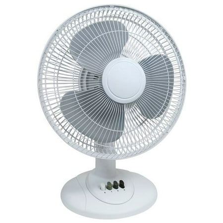 Cool Works Tp7 12a 12 3 Speed Desk Fan Walmart Com