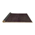 thumbnail image 2 of Ahgly Company Indoor Square Abstract Brown Modern Area Rugs, 7' Square, 2 of 4