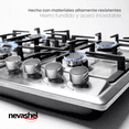 thumbnail image 2 of Estufa Empotrable Nevashel Parrilla a Gas 4 Quemadores AD-13, 2 of 7