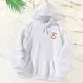 thumbnail image 1 of Sudadera con capucha Sudadera con capucha de manga larga Jersey Y2K suave de moda Sudadera con capucha para hombre y mujer para caminar Otoño Viajes , blanco, SG, 1 of 8