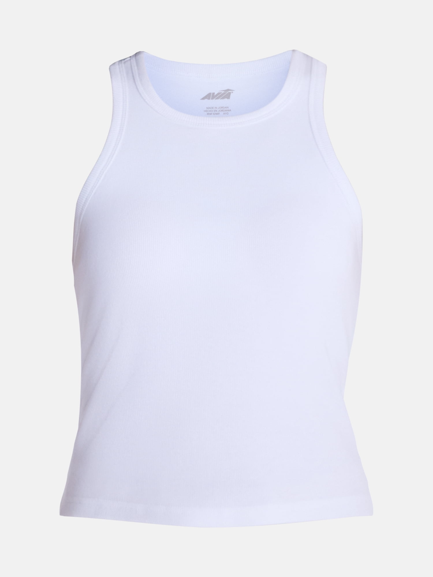 Avia Women’s Cropped Ribbed Tank Top, Sizes XS-XXL