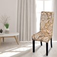 thumbnail image 2 of Dining Chair Cover Set Stretch Dining Chair Slipcovers Removable Washable Chair Protector Seat Covers for Dining Room Home Wedding Banquet Party Hotel (Printed 01, 4 Pack), 2 of 8