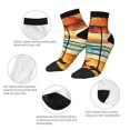 thumbnail image 5 of Rocae Beach Umbrella Sunset for Premium Adult Socks,Comfortable, Breathable, and Durable Socks, Perfect for Everyday Wear, 5 of 7