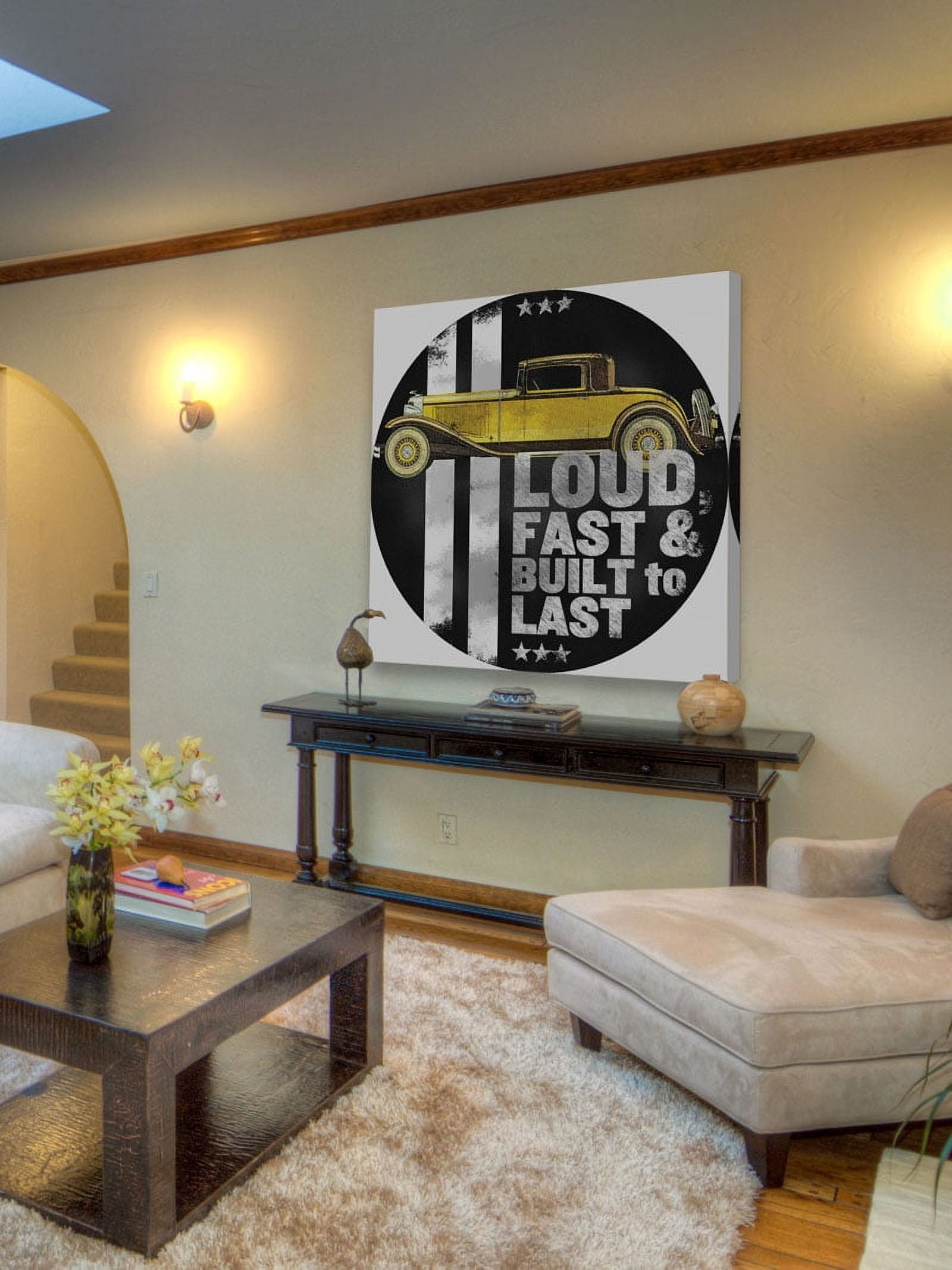 Marmont Hill "Loud, Fast and Built to Last" Painting Print on Canvas
