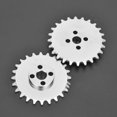 thumbnail image 4 of piñones de 24 dientes de aleación de zinc, engranaje de cadena dentada, piezas de robot industrial, 52 mm x 6,8 mm, 4 of 7