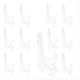 thumbnail image 2 of 12pzs / juego Sostenedor de placa caballete plastico Estante imagen pedestal libro foto Soporte exhibicion Stander, 2 of 9