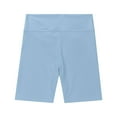 thumbnail image 3 of Sopiago Girls Dance Shorts Breathable Bike Shorts for Girls Sports Play Underdress Sky Blue,11-12 Years, 3 of 4