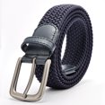 thumbnail image 2 of Men's Fashion Decorative New Casual Outdoor Golf Versatile Elastic Woven Belt (Width 1.33in), 2 of 7