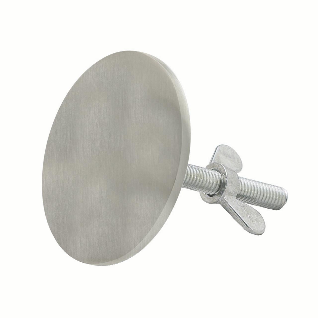 Westbrass Sink Hole Cover, 2 in. Diameter in Stainless Steel