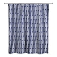 thumbnail image 2 of Creative Products Hand Drawn Lines Navy 71 x 74 Shower Curtain, 2 of 2