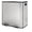 Silver, variant on Goldensoil 2 x 10.6 Gallon Stainless Steel Trash Cans with Lids, Dual Compartment Step-on Bins,Black