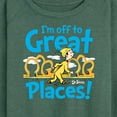 thumbnail image 3 of Dr. Seuss - I'm Off To Great Places - Women's Lightweight French Terry Long Sleeve Shirt, 3 of 6
