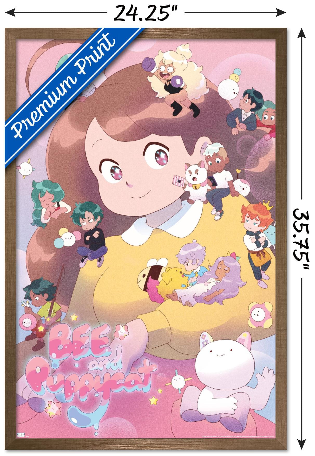 Bee and Puppycat - Group Key Art Wall Poster, 22.375" x 34" Framed