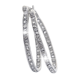 thumbnail image 1 of Pendientes de aro brillantes de lujo con diamantes de imitación para mujeres y niñas, pendientes redondos de aro brillantes con temperamento, regalo de cumpleaños, 1 of 4