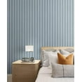 thumbnail image 2 of NextWall Stacy Garcia Home Faux Wooden Slats Peel and Stick Wallpaper (Blue Skies), 2 of 6