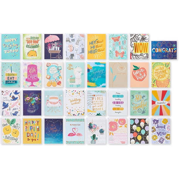 American Greetings Deluxe All Occasion Cards with Envelopes and ...