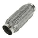 thumbnail image 1 of Tubo flexible de escape para automóvil Unique Bargains de 2.20 pulgadas de diámetro exterior, tubo trenzado flexible universal, tono plateado, 1 pieza, 1 of 6