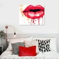thumbnail image 4 of COMIO  Fashion Woman Canvas Wall Art, Red Wall Decor for Bedroom Decor, Red and Black Art Posters, Girls Room Decor, Black and Red Fashion Poster, 4 of 4