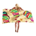 thumbnail image 1 of Tropical Ocean Palm Tree Beach Towel – Quick-Dry Microfiber Towel for Travel & Yoga, 1 of 6