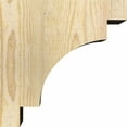 thumbnail image 3 of 6"W x 10"D x 10"H Mediterranean Rough Sawn Corbel, Douglas Fir, 3 of 9