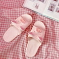 thumbnail image 3 of BRIGHTFUFU 1 par de preciosas pantuflas estéreo Piggy Pantuflas antideslizantes de baño antideslizantes para el hogar interior tamaño 36-37 yardas (rosa), 3 of 4