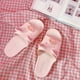 thumbnail image 3 of BRIGHTFUFU 1 par de preciosas pantuflas estéreo Piggy Pantuflas antideslizantes de baño antideslizantes para el hogar interior tamaño 36-37 yardas (rosa), 3 of 4