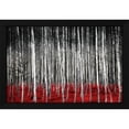 thumbnail image 2 of Mlli Villa 18x13 Black Modern Wood Framed Wall Art Titled - Birch In The Woods At Night, 2 of 6