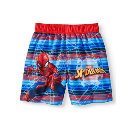 Spider-Man Swim Trunks (Toddler Boys) (Best Swim Shorts For Skinny Legs)