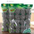thumbnail image 2 of POINTERTECK 20 Pcs Éponges en Acier Inoxydable Boules de Nettoyage pour Cuisine Vaisselle Récurants, 2 of 9