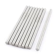 thumbnail image 1 of Unique Bargains 9 Pcs 5mm x 100mm Ton Argent HSS Outil d'Ennui Tige de Barre Ronde, 1 of 2