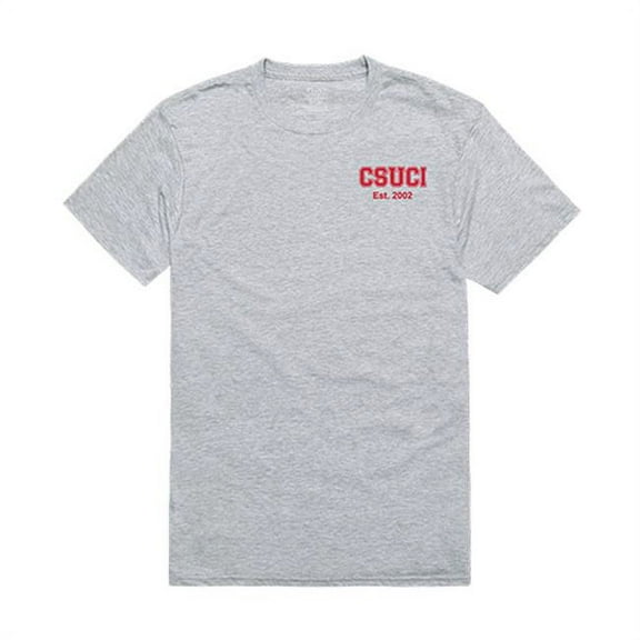 W Republic Apparel 528-204-HGY-05 California State University, Channel Islands Practice Tee Shirt - Heather Gray, 2XL