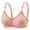 Pink, variant on WREESH Push-Up Bra Adaptive Bra Women Underwire Development Period Gathering Breathable Underwear Sports Three Buckle Daily Bra Small Bra Lift Padded Bra Underwear Purple