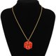 thumbnail image 4 of Collar de mujer, cadena de collar dorada de 30 mm, collar dorado, joyería para mujer, resistente y duradera, 4 of 9