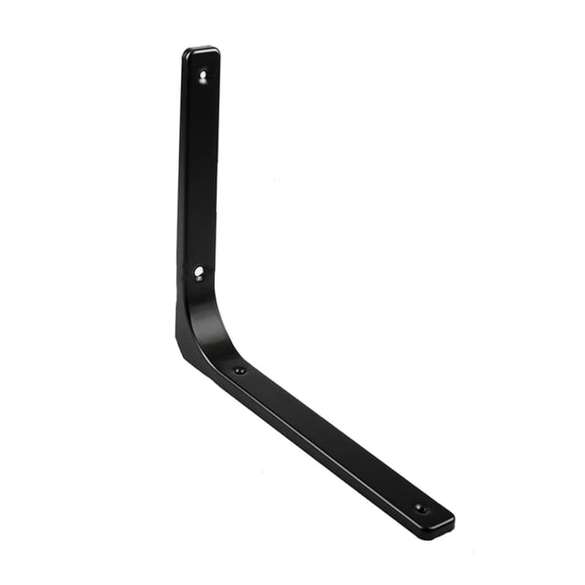 Soporte de estante montado en la pared para banco de trabajo de mesa de Negro 12 pulgadas Zulema Soportes de estante de montaje en pared