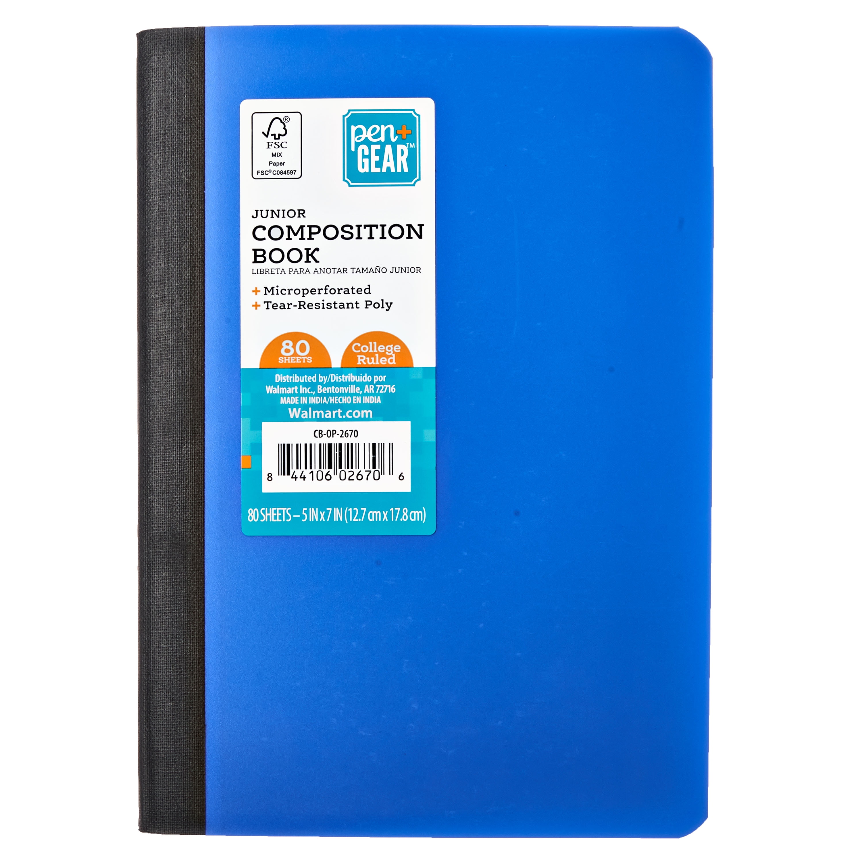 PEN+GEAR - Brandclub - Pen + Gear Poly Jr Composition Book