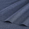 thumbnail image 2 of Gap Home Yarn Dyed Organic Cotton Washed Chambray Sheet Set, Deep Pocket, Queen, Navy, 4-Pieces, 2 of 6