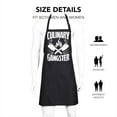 thumbnail image 2 of Funny Aprons Black Kitchen Chef Apron, 2 Pockets Adjustable Neck Strap, for Cooking Baking BBQ Birthday Gifts, 2 of 6